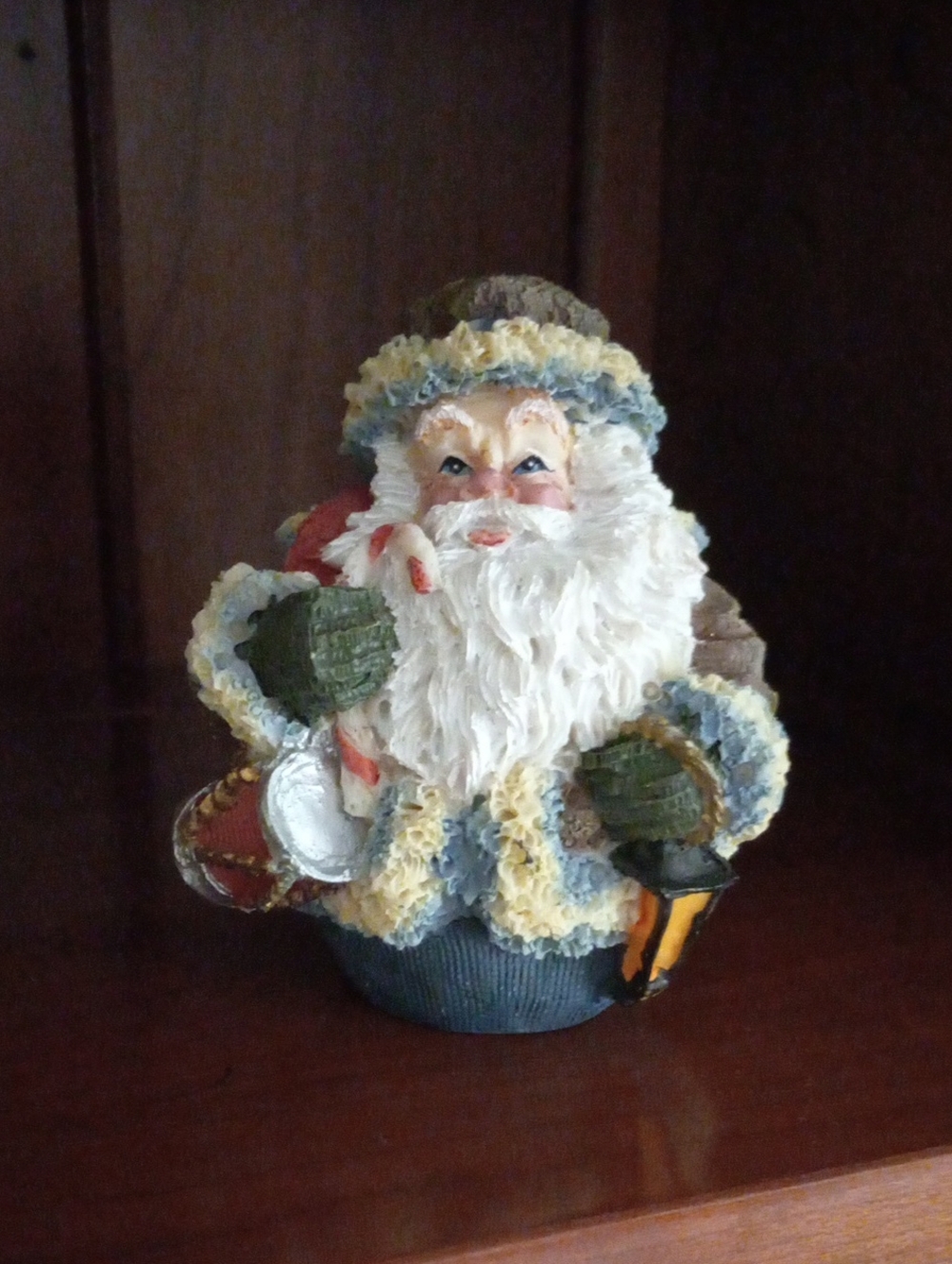 Vintage Possible Dreams Crinkle Claus Santa Claus Figurine Holiday Decor